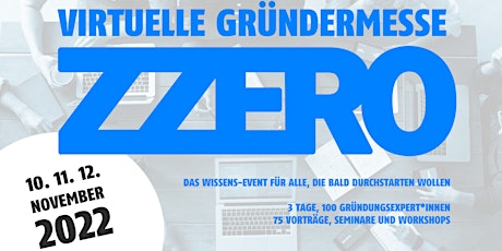 ZZERO-Gründermesse Tickets