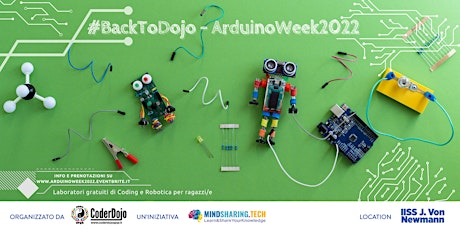 #BackToDojo - Arduino Week 2022 @CoderDojo Roma SPQR