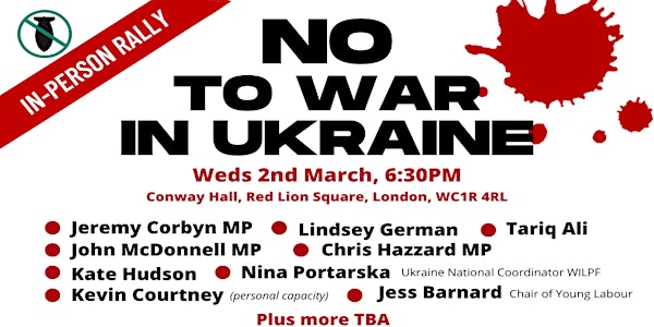 No to War in Ukraine