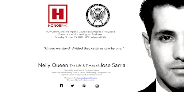 Jose Sarria Fundraiser | HONOR PAC & Imperial Court Los Angeles/Hollywood