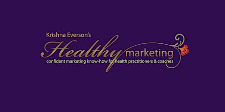 Healthy Blogging - Healthy Business (Masterclass) primary image