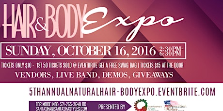 5th Annual Natural Hair & Body Expo primary image