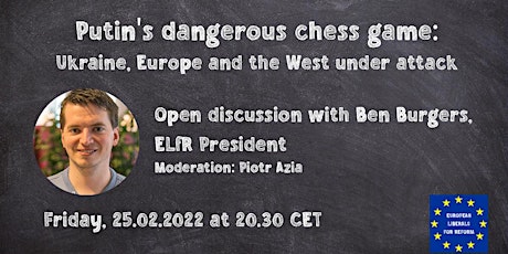 Hauptbild für Putin's dangerous chess game: Ukraine, Europe and the West under attack