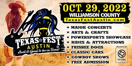TexasFest Georgetown (Austin), at TBA, Oct. 29th, 2022 tickets
