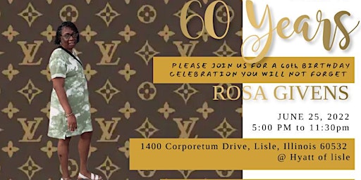 Rosa’s Big 60th celebration