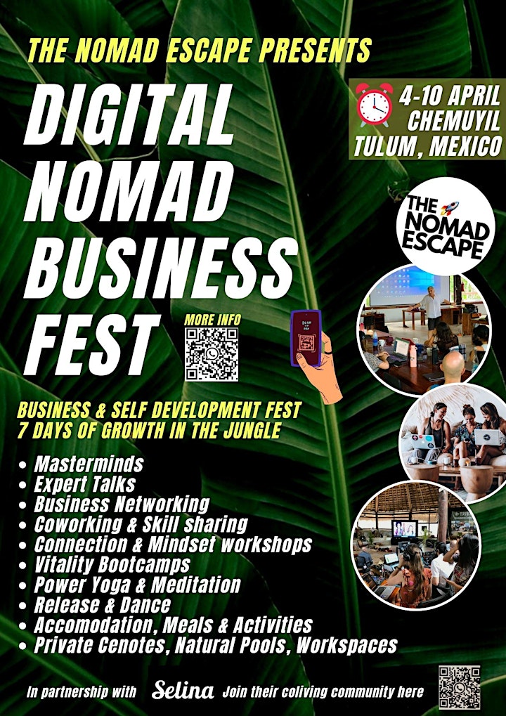 Digital Nomad Mastermind, Mingle & Salsa day - hosted by The Nomad Escape image