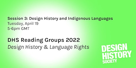 Design History & Language Rights, session 3