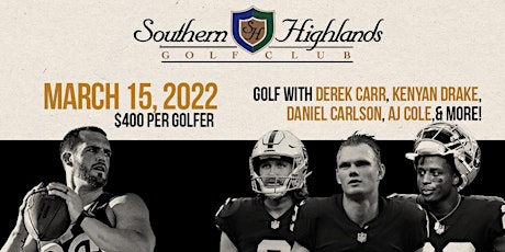 The Altar Men's Conference Golf Tournament and Lunch hosted by Derek Carr