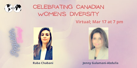 BPW Ottawa March Virtual Meeting - Celebrating Canadian Women's Diversity primary image