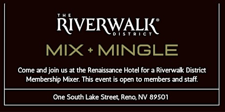 Riverwalk Assoc. Merchant Membership Mixer