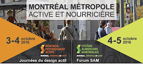 Montréal, Métropole active et nourricière | JDA - Forum SAM primary image