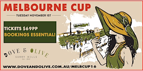 Melbourne Cup at The Dove and Olive primary image