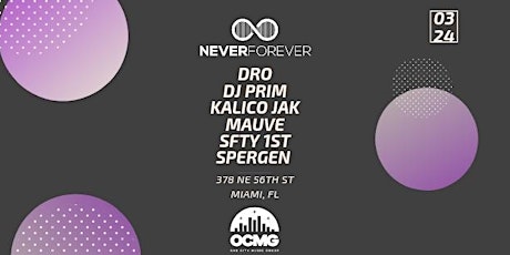 Never Forever and One City Music Group Label Night primary image