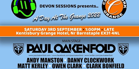 Devon Sessions Presents Paul Oakenfold @ The Grang tickets