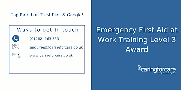 Emergency First Aid at Work Training Level 3 Award