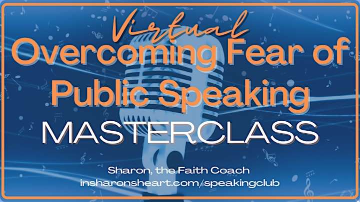 June "Overcoming Fear of Public Speaking" Virtual Masterclass image