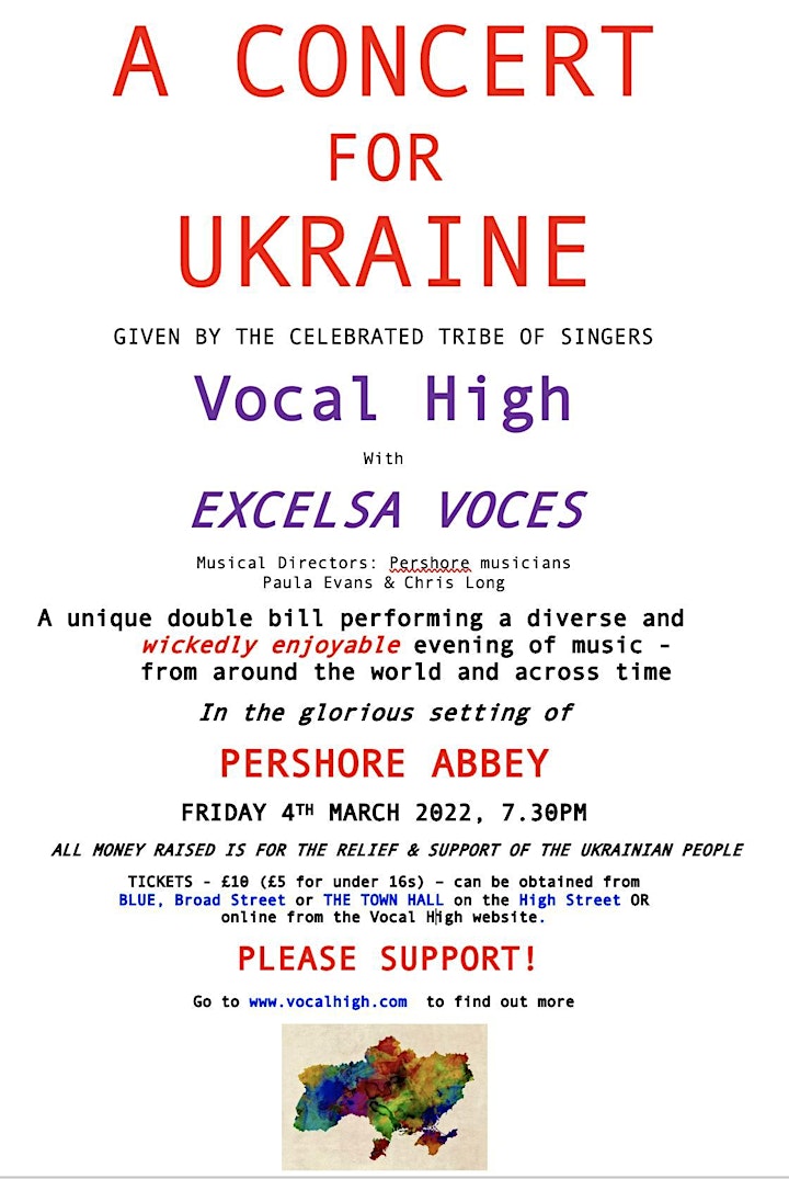 Concert for Ukraine  - Vocal High & Excelsa Voces image