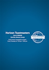 Weekly Meeting: Horizon Toastmasters Club of Oakville bilhetes