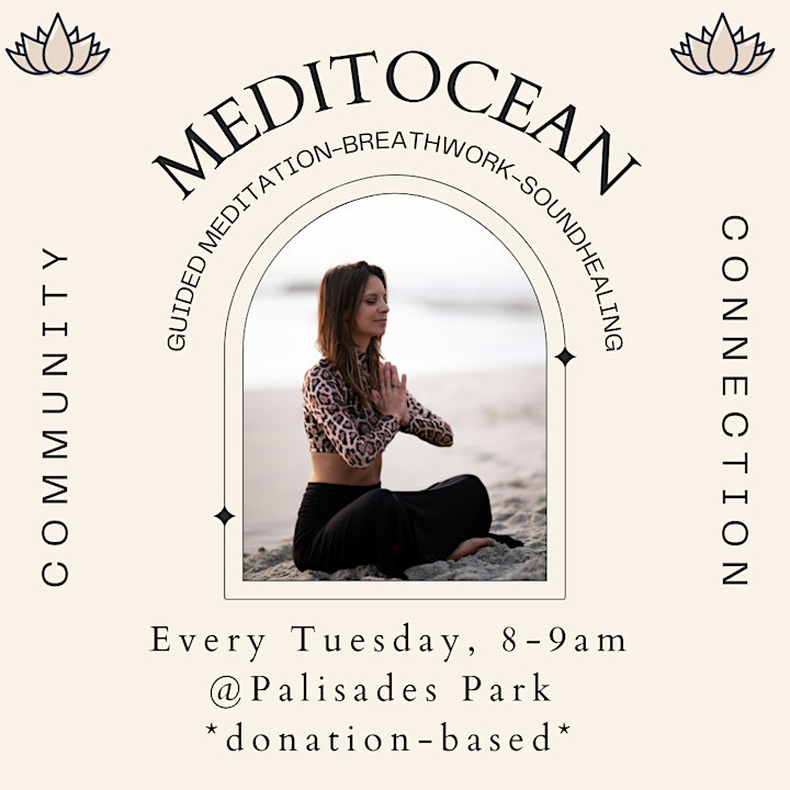 Morning Meditation in Community by the Ocean (PB/San Diego, donation-based) image