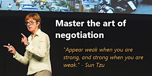 Negotiation Skills Workshop–'The Art of War' (Workbook, Lunch, MT & AT )