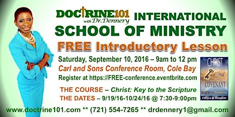 FREE Conference Doctrine101 International School of Ministry primary image
