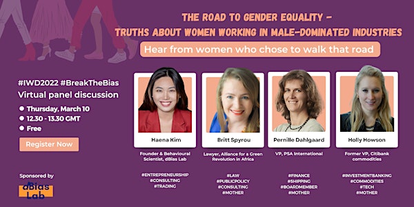 #IWD virtual event: Truths about women working in male-dominated industries