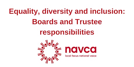 Equality, diversity and inclusion: Boards and Trustee responsibilities primary image