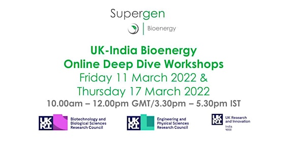 UK-India Bioenergy Deep Dive Workshops