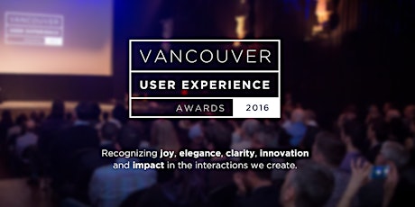 Vancouver User Experience Awards 2016 primary image