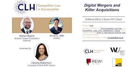 Imagem principal do evento Competition Law in Conversation: Digital Mergers