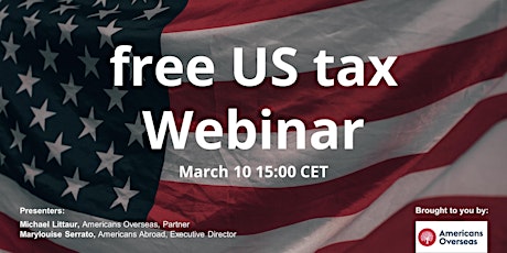 Primaire afbeelding van US tax seminar (free)