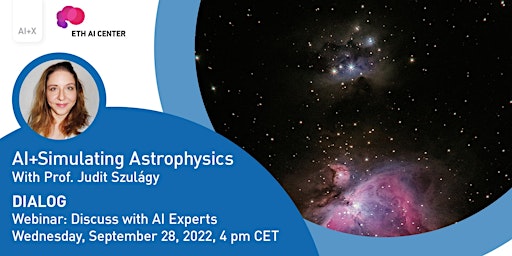 Hauptbild für AI+X: Dialog on Simulating Astrophysics