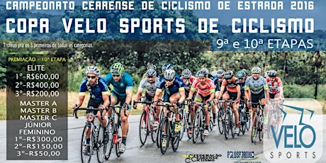 Imagem principal do evento COPA VELO SPORTS DE CICLISMO - 9a e 10a Etapas do Cearense de Estrada 2016 - 15 de Novembro de 2016