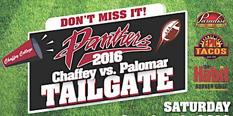 Panthers 2016 Tailgate primary image