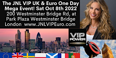 JNL VIP UK & EURO ONE DAY MEGA EVENT! MASTER CLASS & VIP QUEEN CELEBRATION
