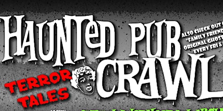 2016 Greenville Ghost Tours: HAUNTED PUB CRAWL Halloween primary image