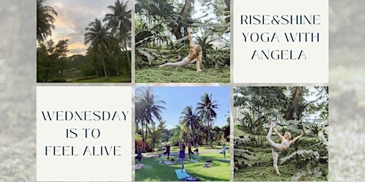 Wednesday Rise&Shine Yoga  8.30 am Botanic Gardens