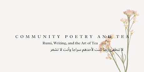 Community Poetry and Tea
