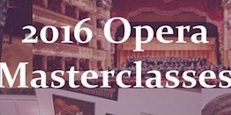 Opera Masterclass: Wagner, Verdi, Britten, Bernstein, Shakespeare Aldeburgh primary image