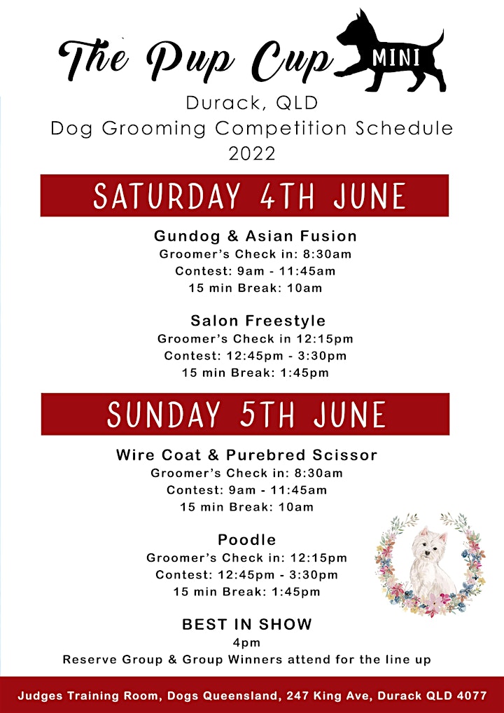 The Mini Pup Cup Dog Grooming Competition image