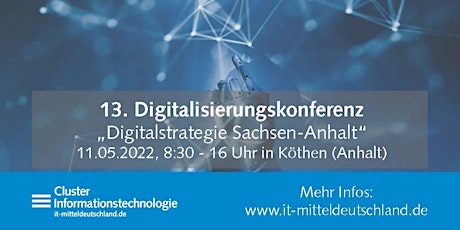 13. Digitalisierungskonferenz "Digitalstrategie Sachsen-Anhalt"