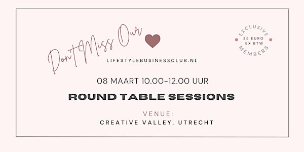 Round Table Session Amsterdam