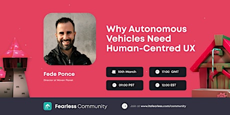 Why Autonomous Vehicles Need Human-Centred UX