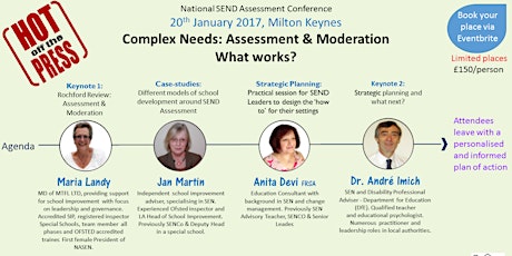 Complex Needs: Assessment & Moderation What Works? primary image