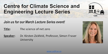 UofT Centre for Climate Science and Engineering Lecture Series - March 2022
