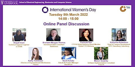 International Women’s Day Online Panel discussion primary image