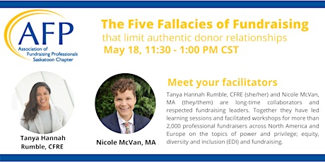 The Five Fallacies of Fundraising that limit authentic donor relationships tickets