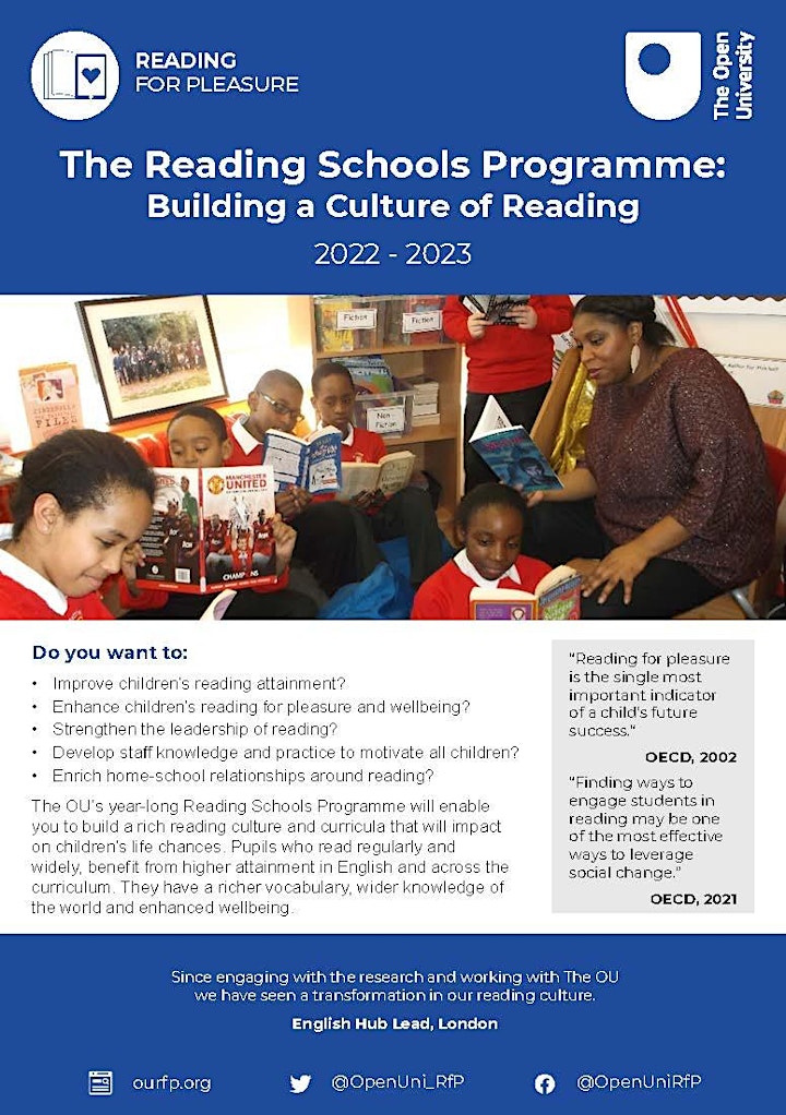 Open University Reading Schools Programme: Building a Culture of Reading image