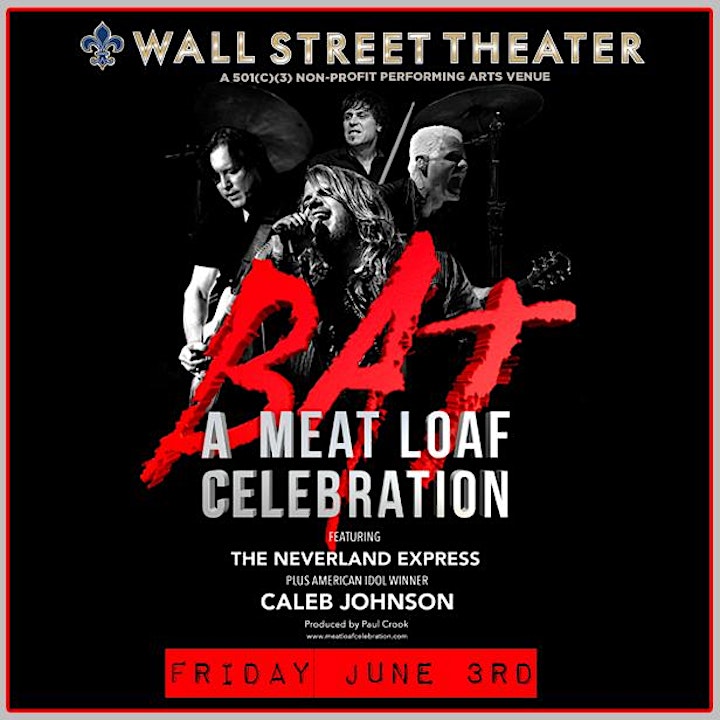 BAT: A Meatloaf Celebration featuring The Neverland Express & Caleb Johnson image