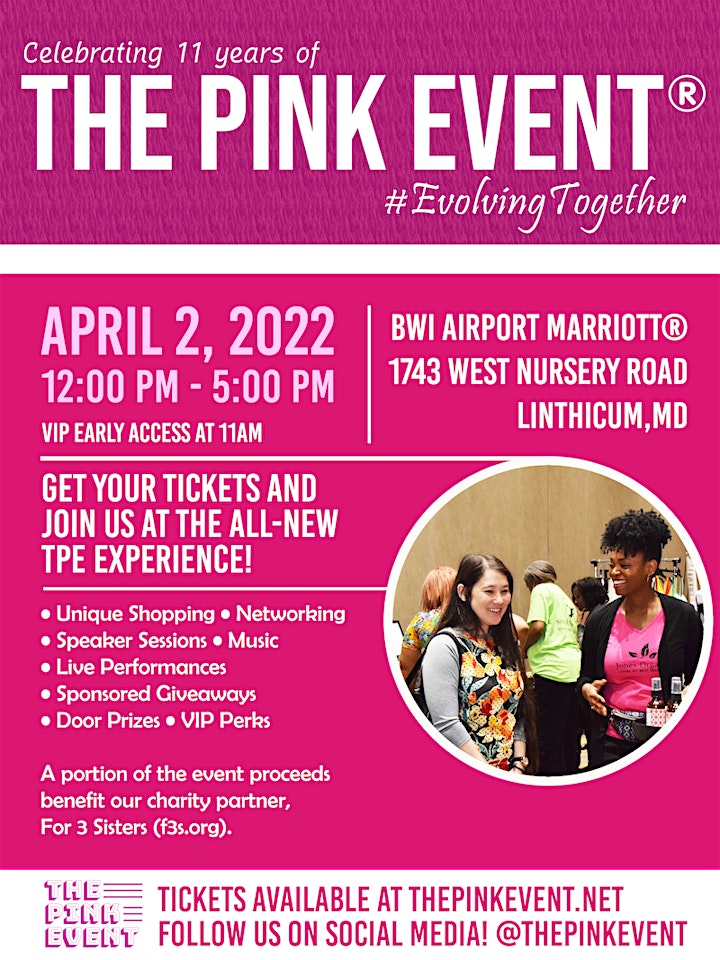 11th Annual, The Pink Event®:  An all-inclusive, women-focused experience! image